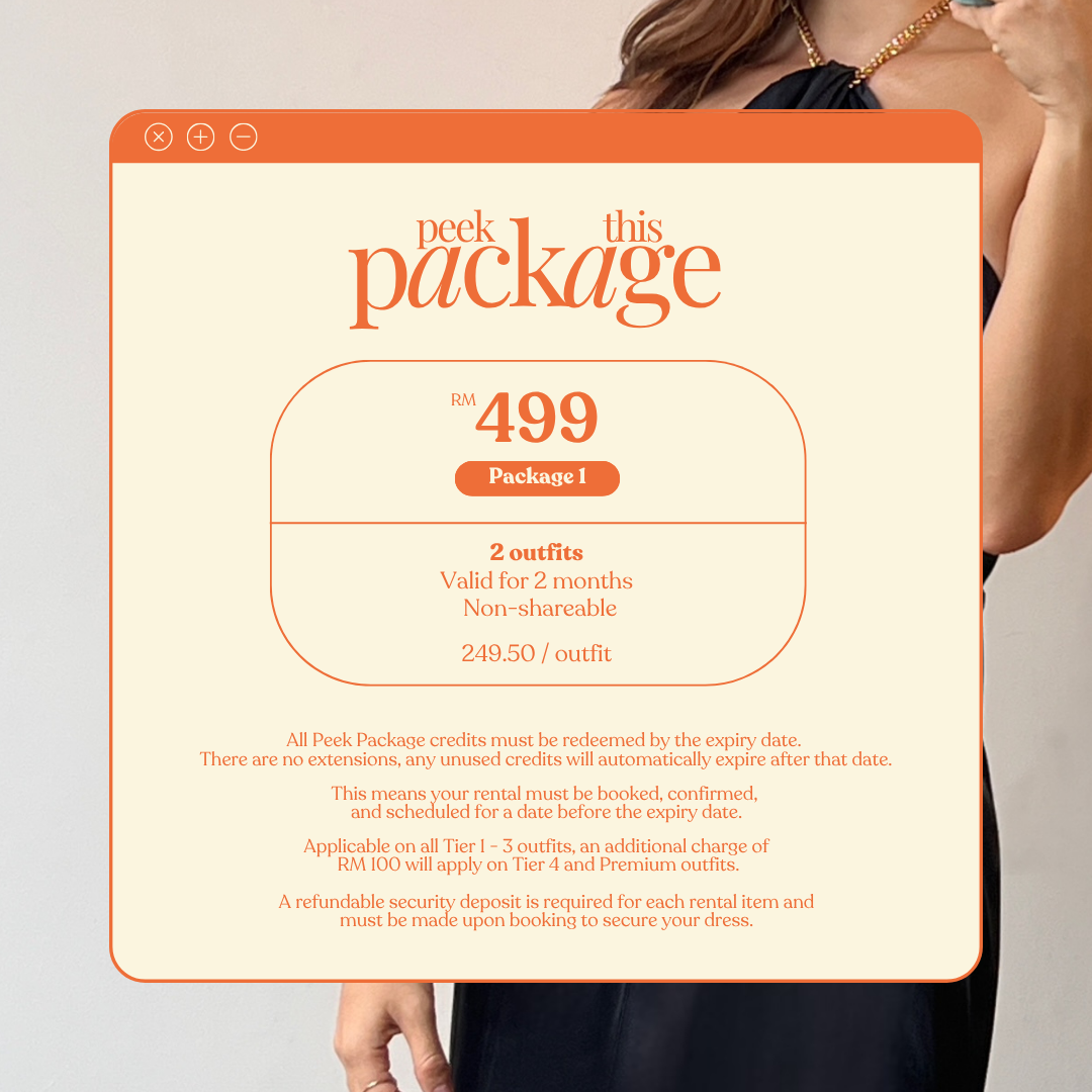 Package 1 | Peek this Package (2 outfits)