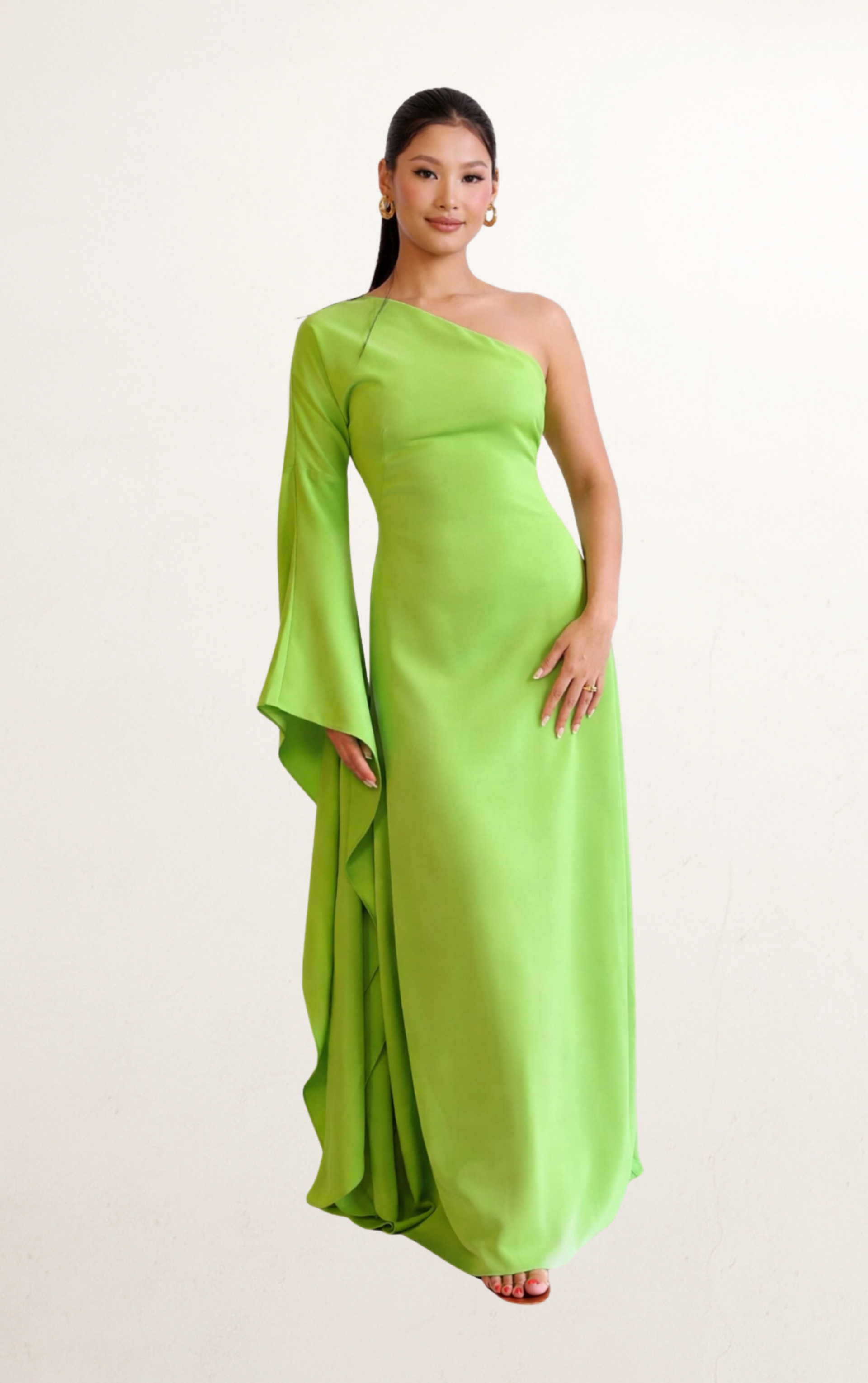 Green Cult Gaia One-Shoulder Dress – Peek This Dress