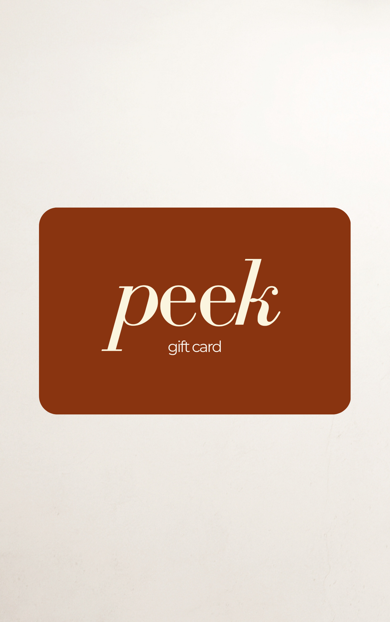 Peek Virtual Gift Card